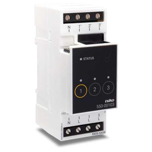 Niko (60) Home Control - schakelmodule 3 uitgangen
