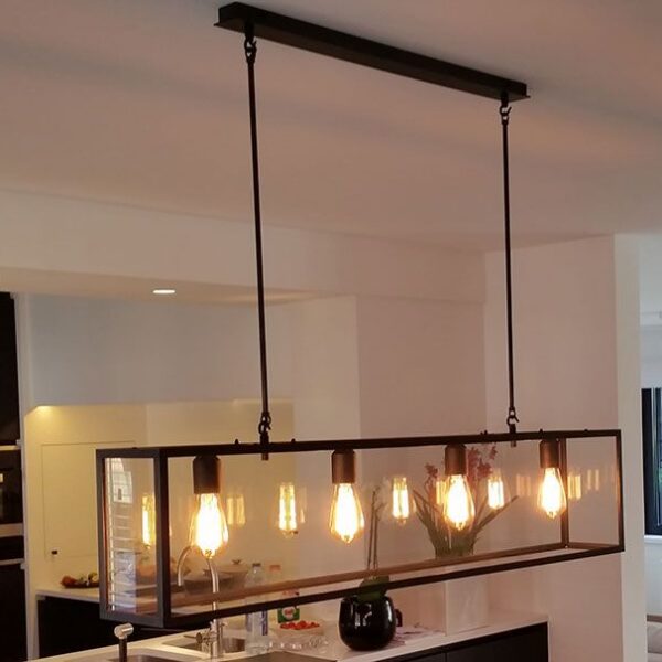 Cage Pendant Rectangular x4