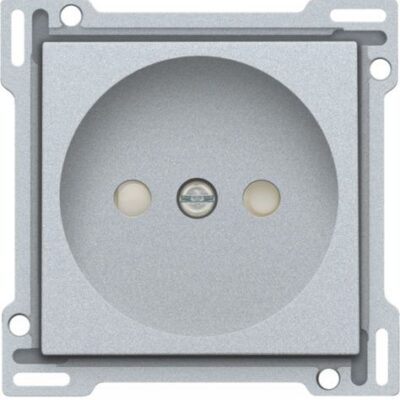 Niko (99) 103-66501 OUD silver afwerkingsset - centraalplaatje voor stopcontact zonder aarding