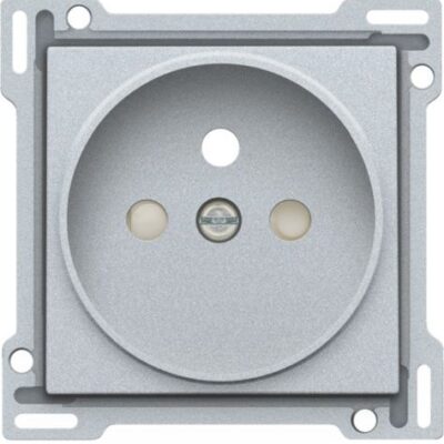 Niko (99) 103-66101 OUD silver afwerkingsset - centraalplaatje voor stopcontact ondiep