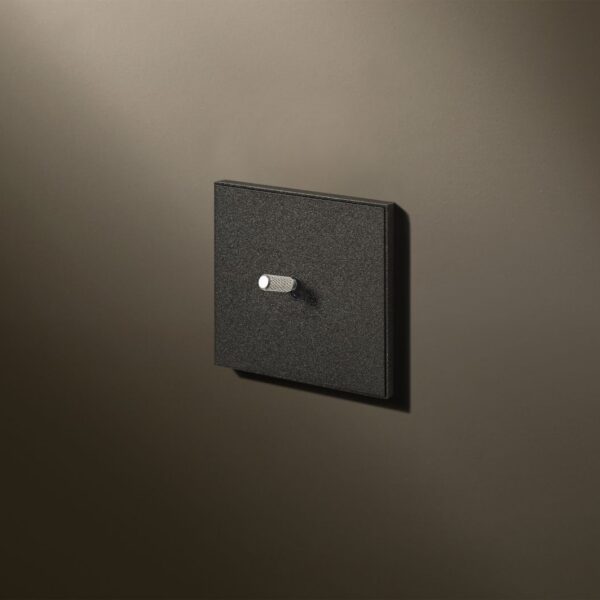 Lithoss Cockpit (11) schakelaar wissel textured black met knurl