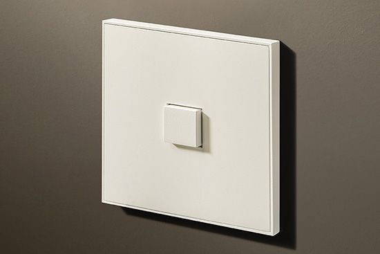 Lithoss Select (11) drukknop matt white
