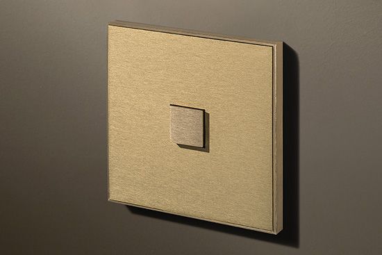 Lithoss Select (11) drukknop brushed brass