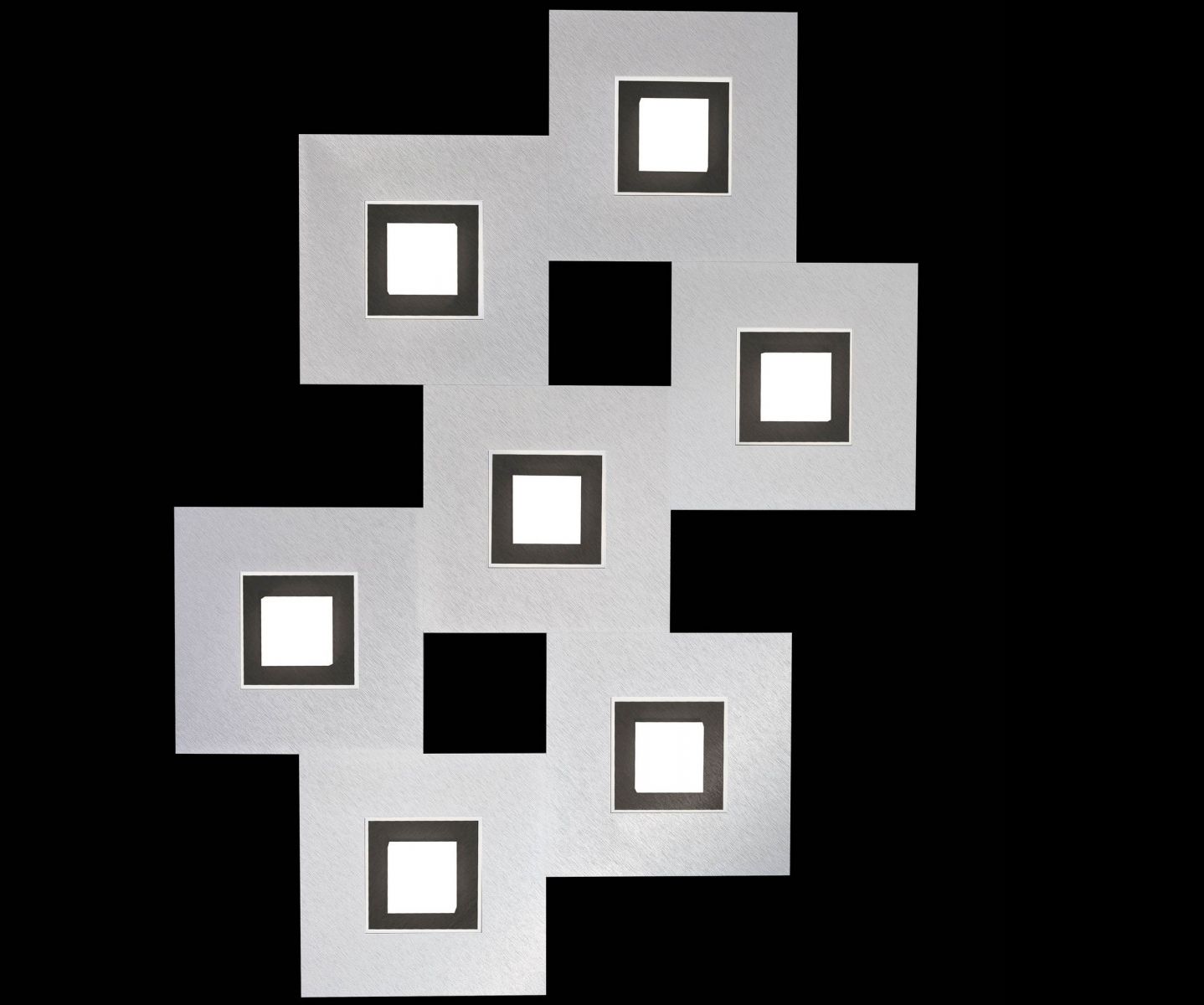 Karree 77 Aluminium-Black