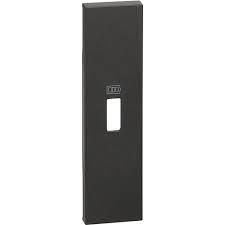 bTicino Living Now (B02) sierplaat voor lader usb zwart