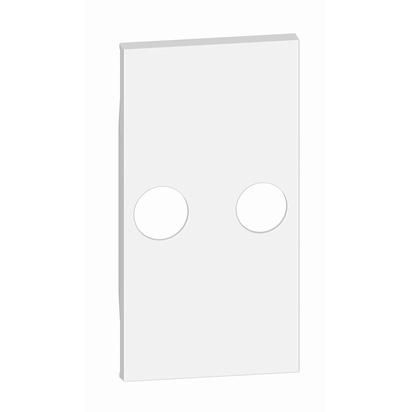 bTicino Living Now (B02) sierplaat voor stopcontact tv & radio wit