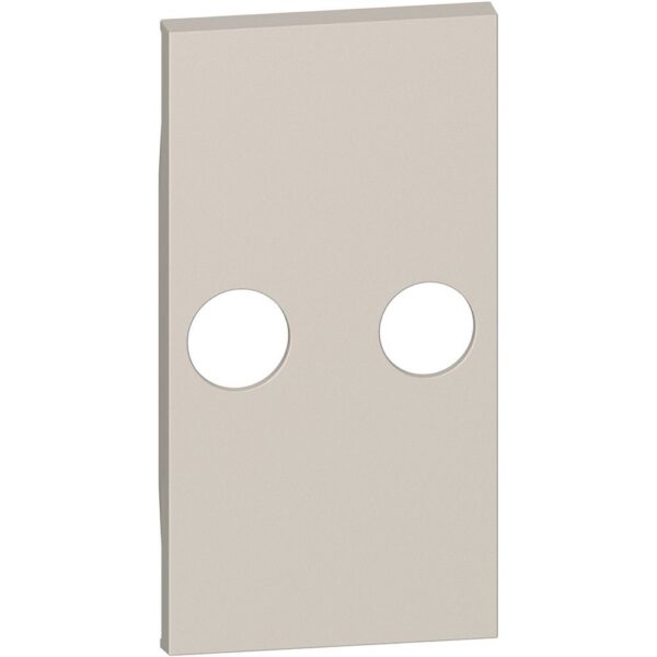bTicino Living Now (B02) sierplaat voor stopcontact tv & radio zand