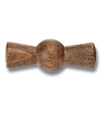 Fontini draaiknop schakelaar hout verouderd