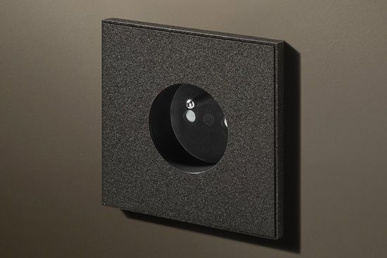 Lithoss Cockpit (19) stopcontact zwart - textured black