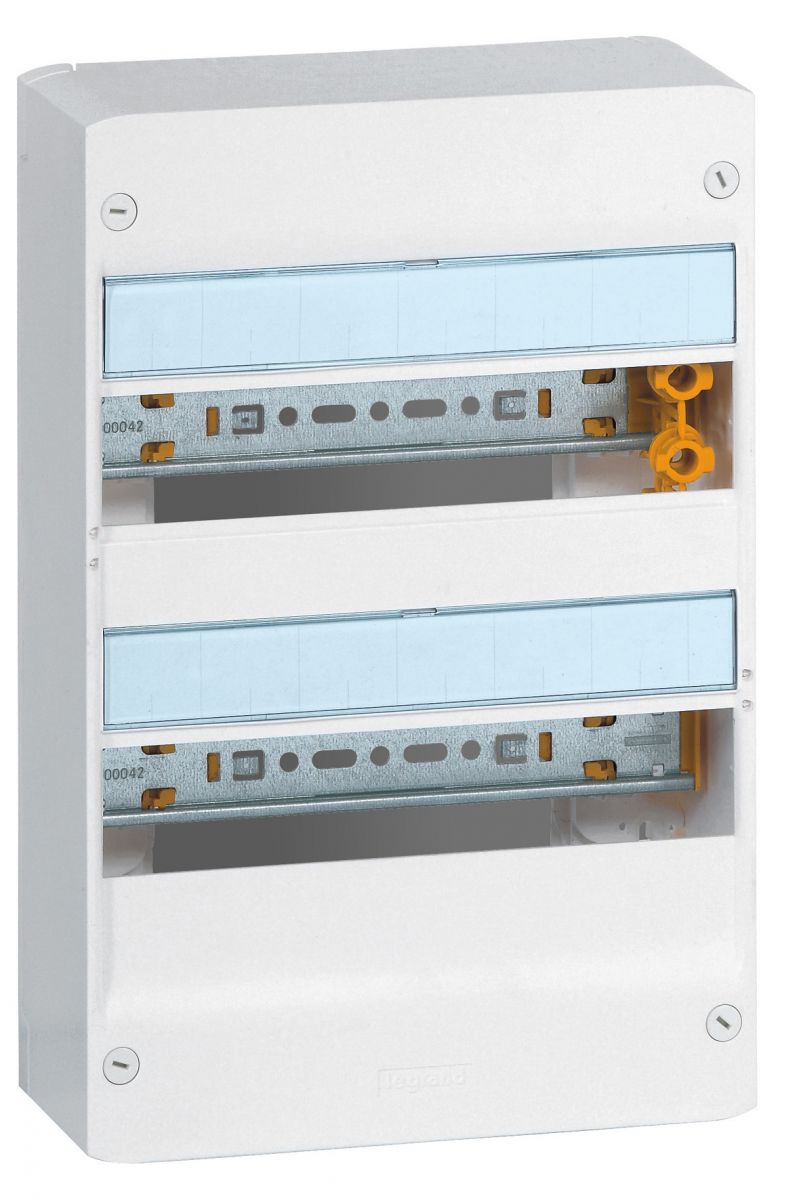 (K004) Legrand zekeringkast extra smal 2 rij 26 modules