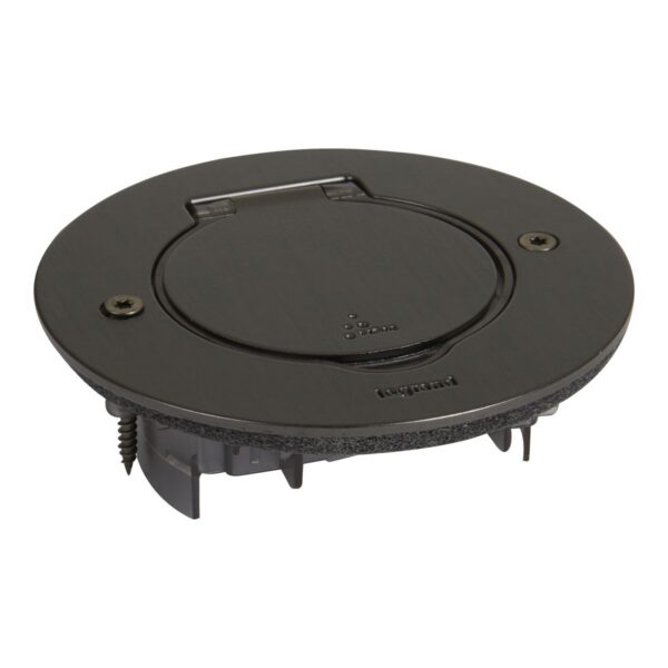 (VS003) Legrand vloerstopcontact rond bruin