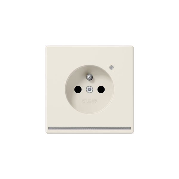 Jung (07) LS990 stopcontact met lichtsensor & ledstrook - sneeuwwit mat