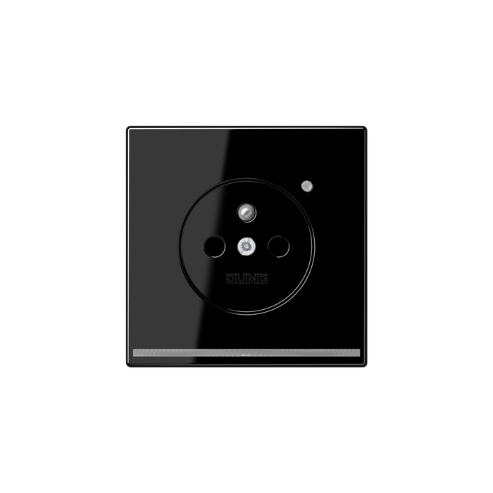 Jung (12) LS990 stopcontact met lichtsensor & ledstrook - grafietzwart mat