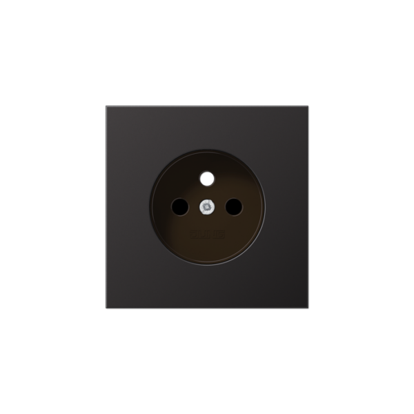 Jung (20) LS990 centraalplaatje voor stopcontact - alu dark