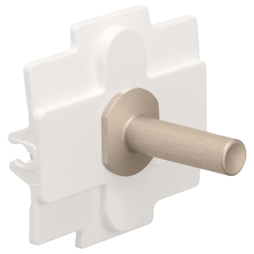 Niko (44) Toggle bedieningsknop enkel - steel champagne steel