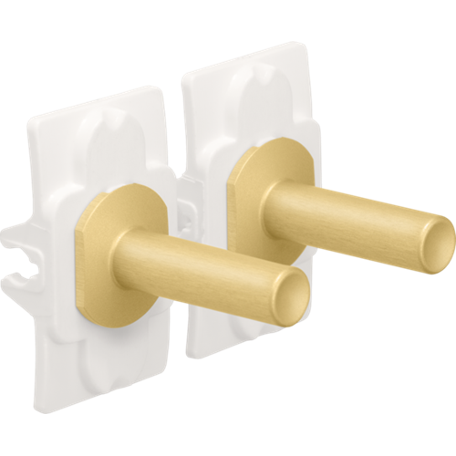 Niko (46) Toggle bedieningsknop dubbel - alu gold brushed