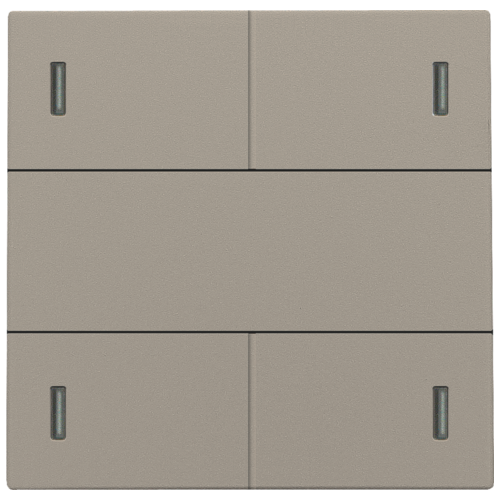 Niko (99) 123-40100 OUD bronze afwerkingsset voor 4-voudige potentiaalvrije drukknop 24 V met leds BEPERKTE VOORRAAD (contacteer ons) !!!
