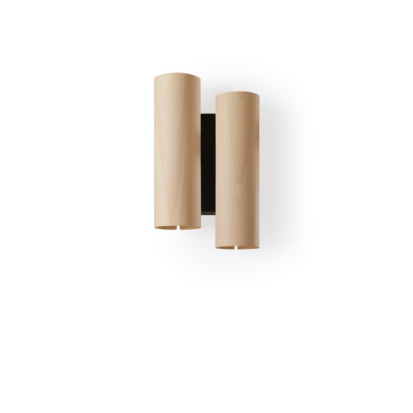 Black Note Duplet Wall Natural Beech