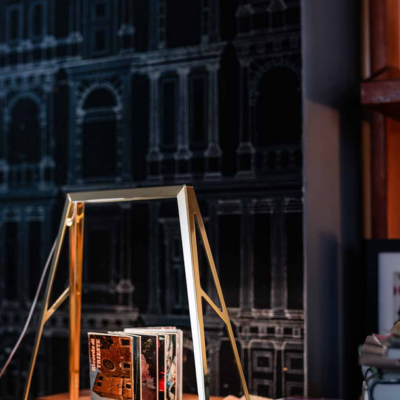 Bridge 2 Table Brass Foscarini