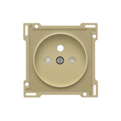 Niko (41) Rocker & Toggle centraalplaatje stopcontact alu gold brushed
