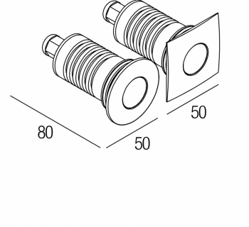 Tera 6 Evo Round Inox Flexa Lighting